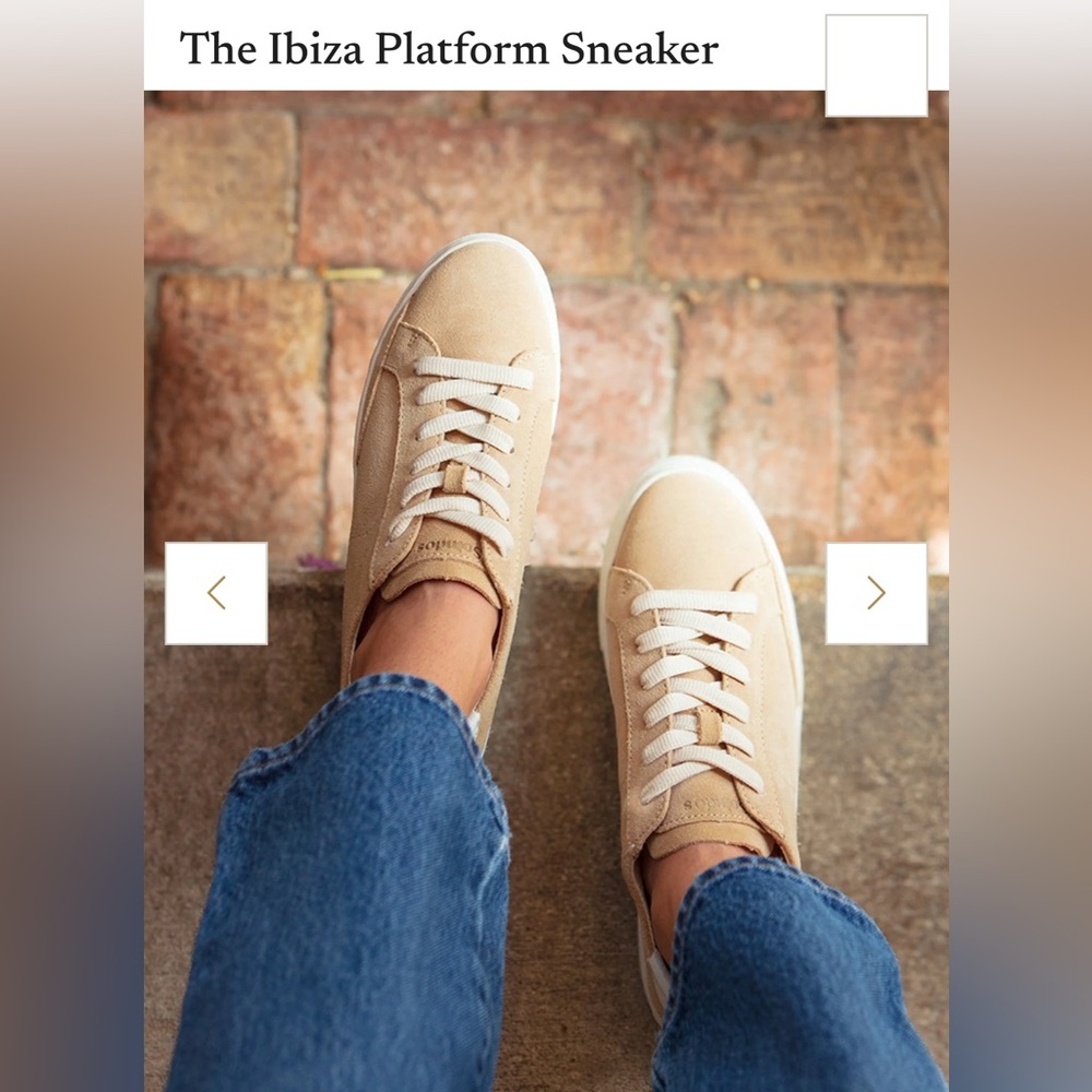 Soludos Ibiza Platform Sneakers - 7.5 - Picture 4 of 12